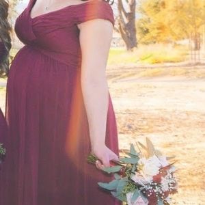 Maternity Bridesmaid Dress